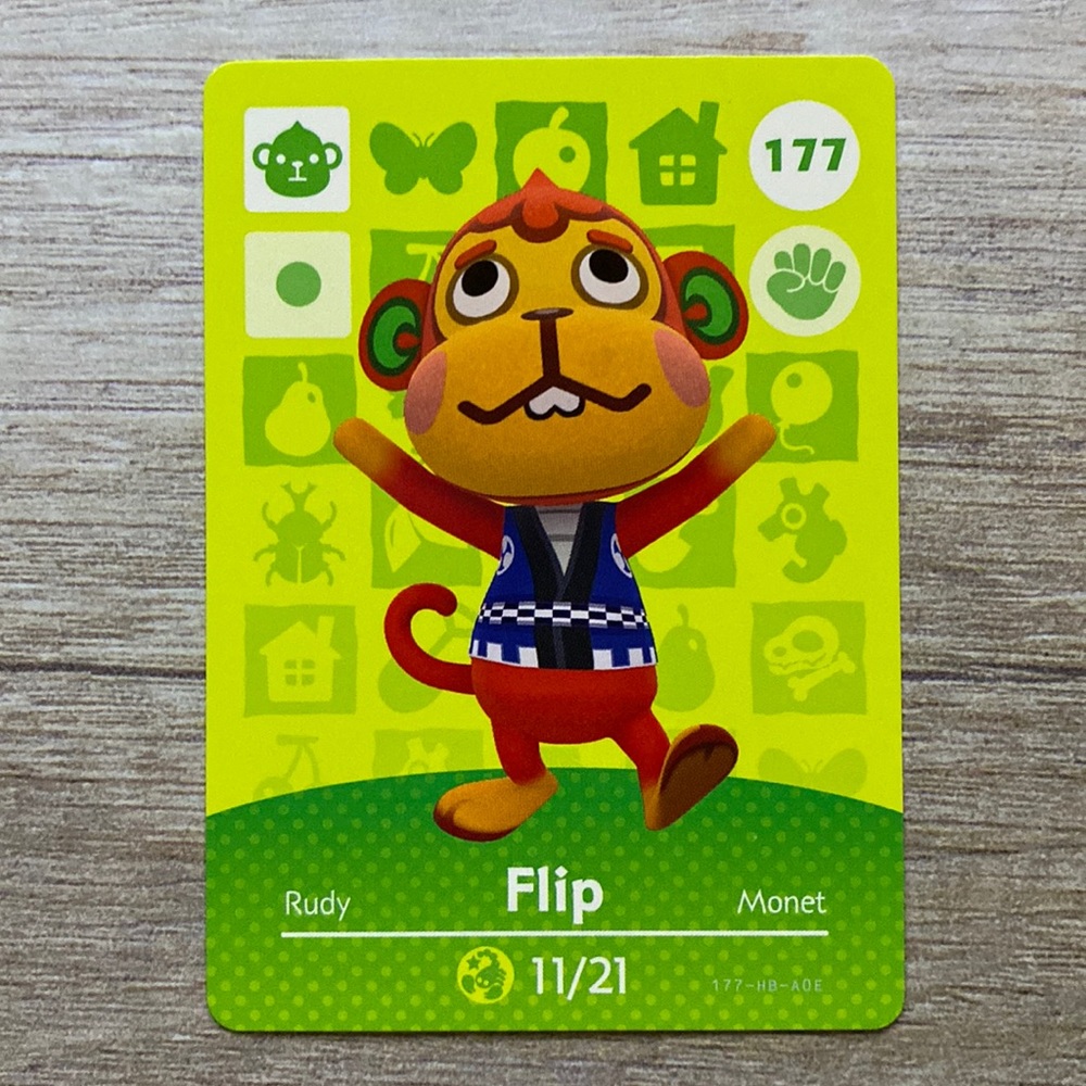 Genuine Animal Crossing Amiibo Card Flip